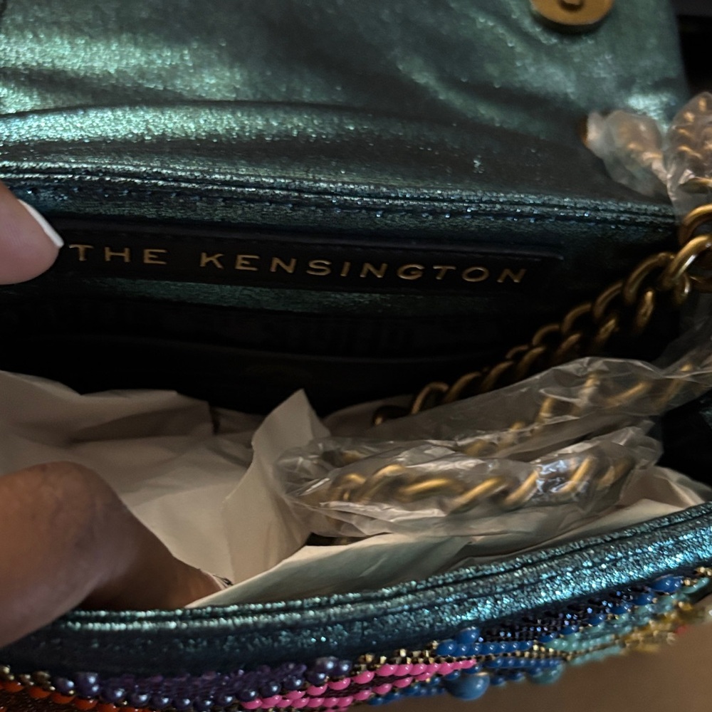 Kurt Geiger Mini Kensington jewel Multicolor Beaded Handbag🤪 - Picture 2 of 5